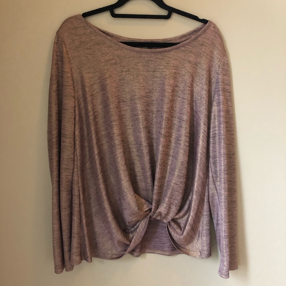 Peyton Jensen Pink Champagne Top Size Extra Large